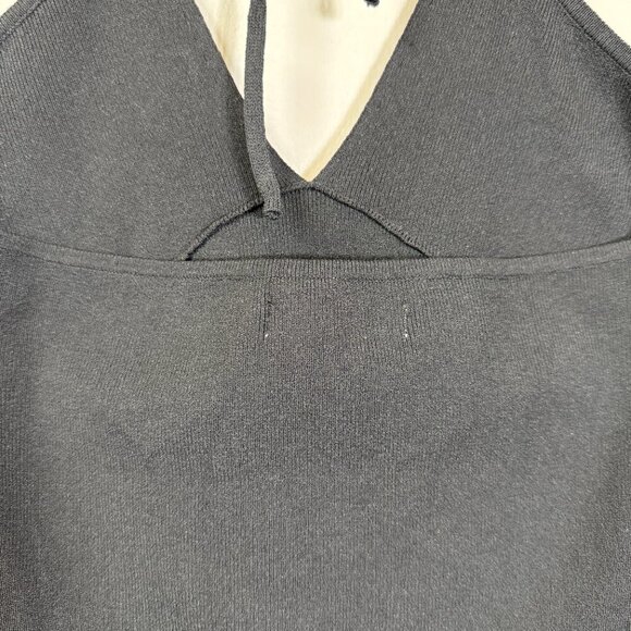 Mango Halter Bodycon Mini Dress Women's XS Black Cocktail Party Going Out NWOT - Picture 9 of 14